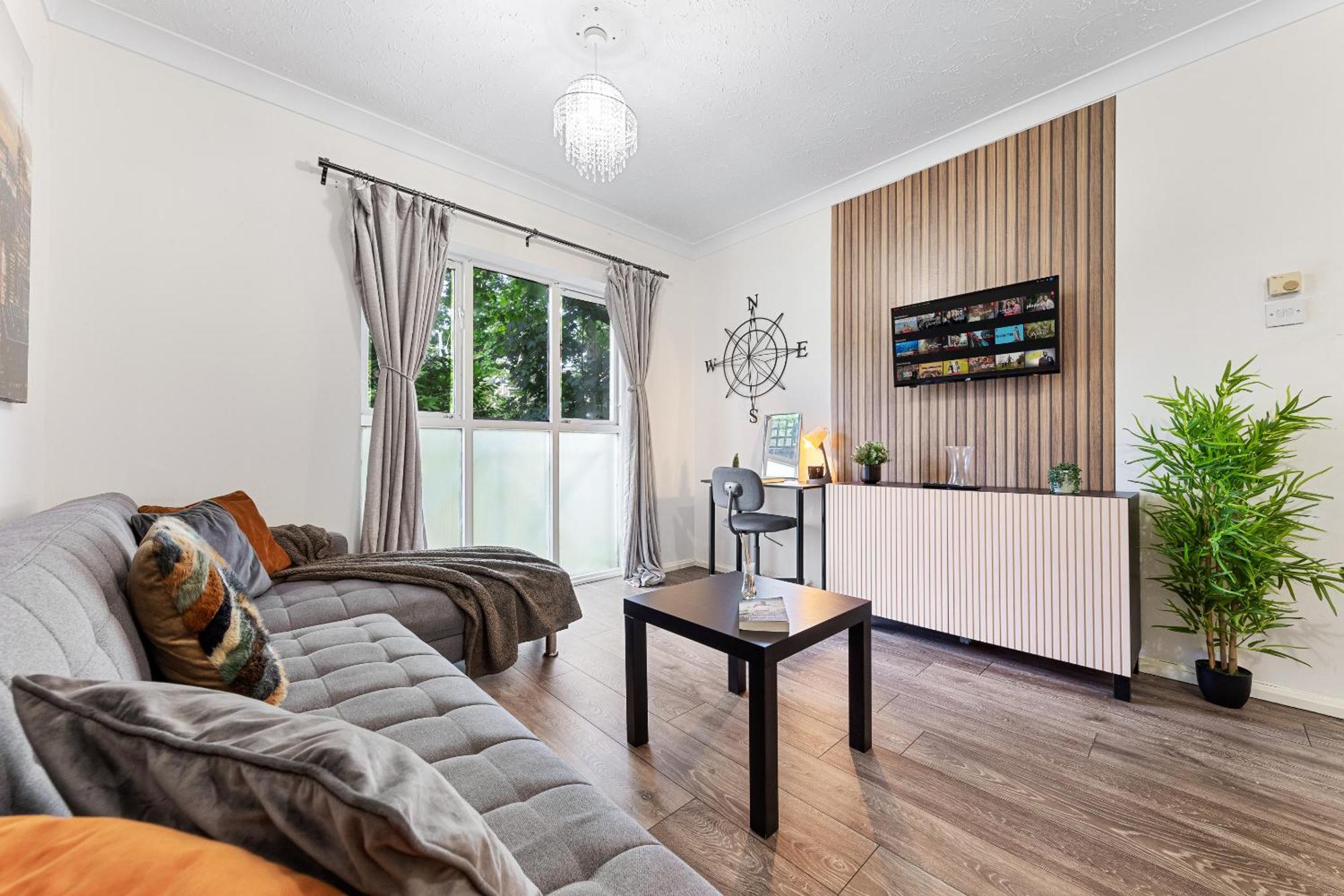Elegant & Cozy Fbs Downtown Flat Apartment Londra Cameră foto