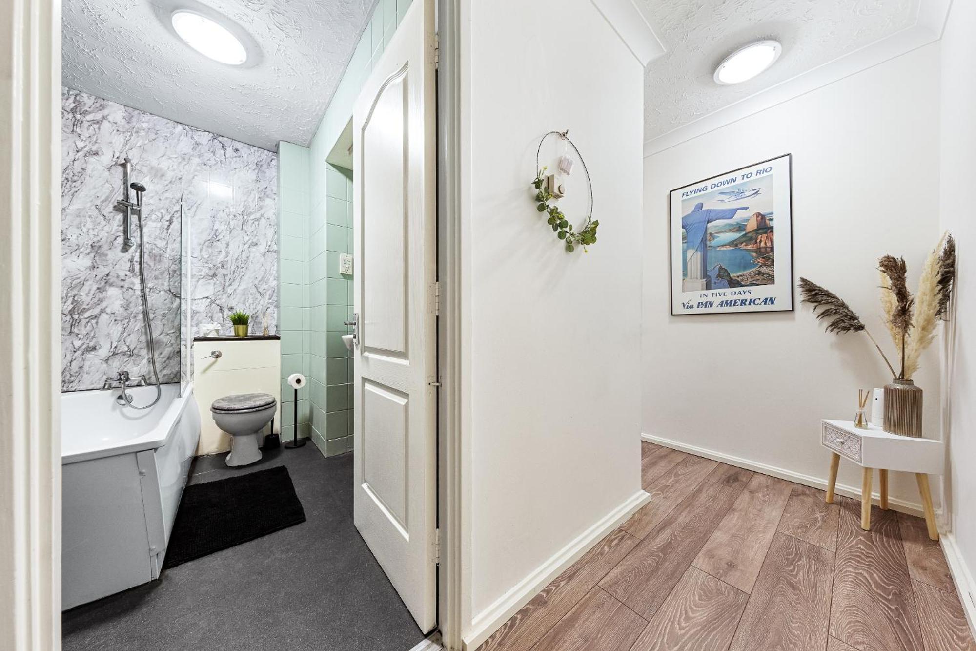 Elegant & Cozy Fbs Downtown Flat Apartment Londra Cameră foto