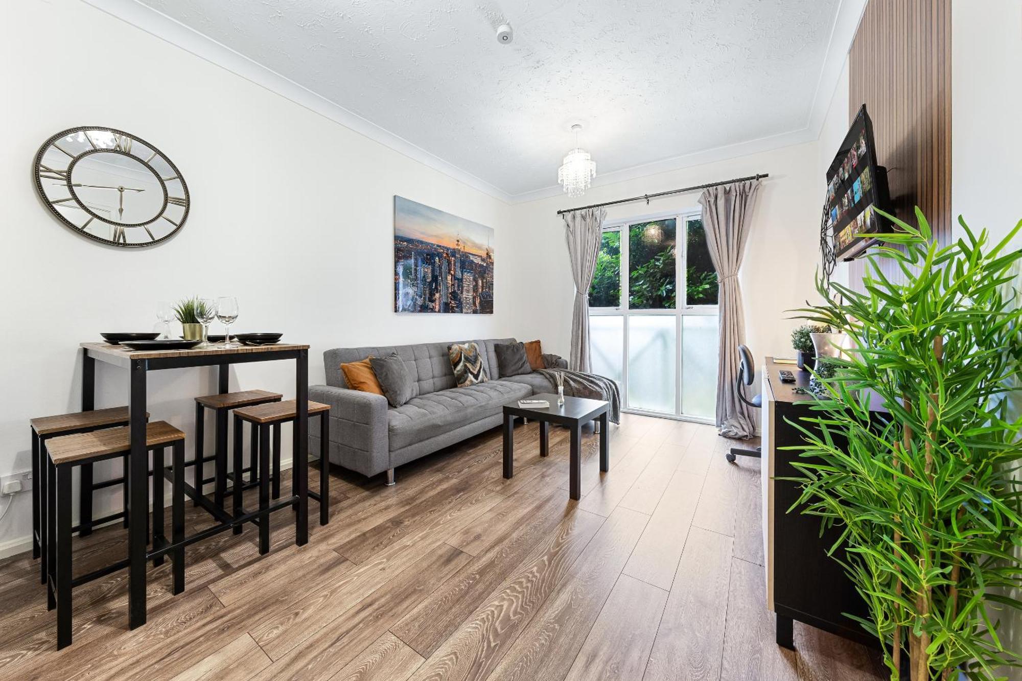 Elegant & Cozy Fbs Downtown Flat Apartment Londra Cameră foto